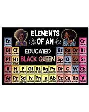 Educated Black Queen 17x11 Poster front