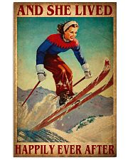 Skiing Happily 24x36 Poster front