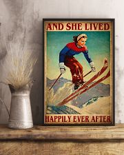 Skiing Happily 24x36 Poster lifestyle-poster-3