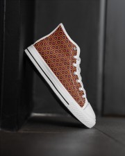 Shining Shoes Men's High Top White Shoes aos-complex-men-white-high-top-shoes-lifestyle-outside-right-25