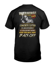 Concrete Cutter Classic T-Shirt back