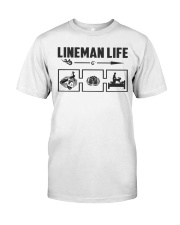 Lineman Life Classic T-Shirt front