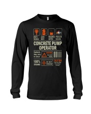 Concrete Pump Operator Long Sleeve Tee thumbnail