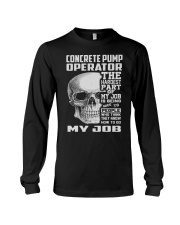 Concrete Pump Operator Long Sleeve Tee thumbnail