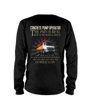 Concrete pump operator Long Sleeve Tee thumbnail