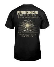 Pyrotechnician Classic T-Shirt back