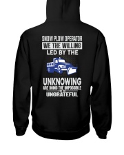 Snow Plow Operator Hooded Sweatshirt thumbnail
