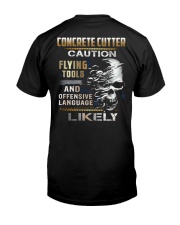 Concrete cutter Classic T-Shirt back