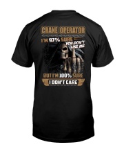 Special Shirt - Crane Operator Classic T-Shirt back