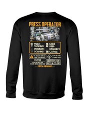Press Operator Crewneck Sweatshirt thumbnail