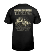 Grader Operator Classic T-Shirt back