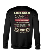 Lineman wife Crewneck Sweatshirt thumbnail
