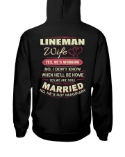 Lineman wife Hooded Sweatshirt thumbnail