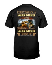 Grader Operator Awesome Classic T-Shirt back
