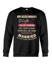 Rope Access Worker's wife Crewneck Sweatshirt thumbnail