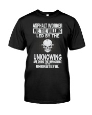 Asphalt Worker Classic T-Shirt front