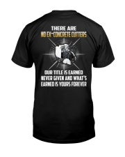 Concrete Cutters Classic T-Shirt back