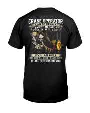Crane Operators Classic T-Shirt back
