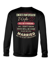 Concrete pupm operator Wife Crewneck Sweatshirt thumbnail