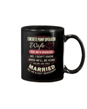Concrete pupm operator Wife Mug thumbnail