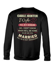 Cable jointer wife Crewneck Sweatshirt thumbnail