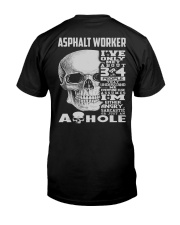 Special Shirt - Asphalt Worker Classic T-Shirt back