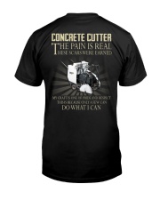 Concrete Cutter Classic T-Shirt back