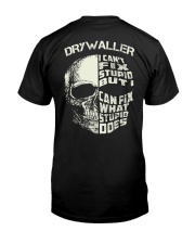 Drywaller Classic T-Shirt back
