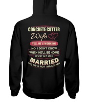 Concrete Cutter wife Hooded Sweatshirt thumbnail