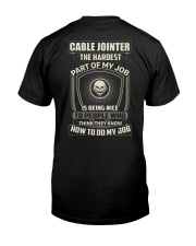 Special Shirt - Cable jointer Classic T-Shirt back