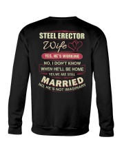Steel Erector wife Crewneck Sweatshirt thumbnail