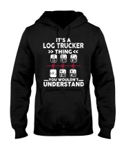 Log trucker Hooded Sweatshirt thumbnail