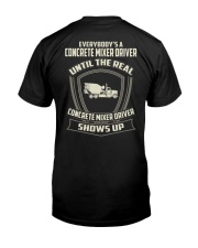 Concrete mixer driver Classic T-Shirt back