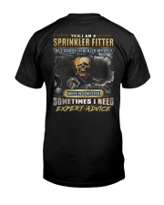 Sprinkler Fitter Classic T-Shirt back