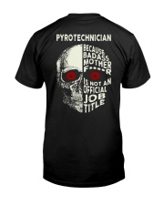 Pyrotechnician Classic T-Shirt back