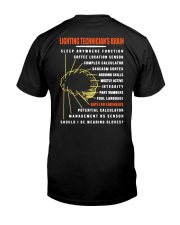 Lighting Technician's Brain Classic T-Shirt back