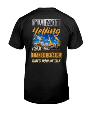 Special Shirt - Crane Operator Classic T-Shirt back