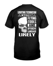 Lighting Technician Classic T-Shirt back