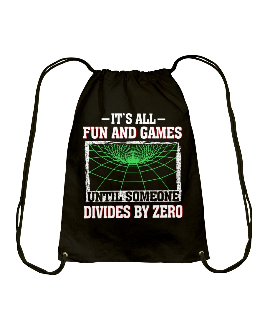 IT'S ALL FUN AND GAMES Drawstring Bag
