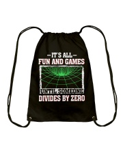 IT'S ALL FUN AND GAMES Drawstring Bag thumbnail