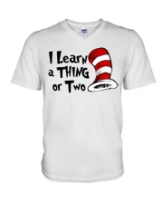 I Learn a THING or Two V-Neck T-Shirt thumbnail