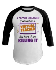 Virtual Teacher Baseball Tee thumbnail
