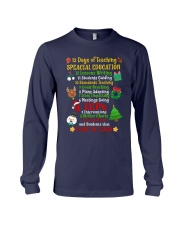 12 DAYS OF TEACHING SPECIAL EDUCATION Long Sleeve Tee thumbnail