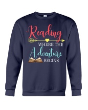 Reading where the Adventure begins Crewneck Sweatshirt thumbnail