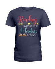 Reading where the Adventure begins Ladies T-Shirt thumbnail
