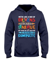 WE'RE LIKE A BOX OF CRAYONS EACH ONE OF US Hooded Sweatshirt thumbnail