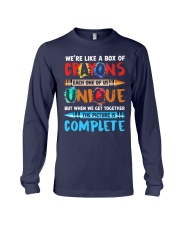 WE'RE LIKE A BOX OF CRAYONS EACH ONE OF US Long Sleeve Tee thumbnail
