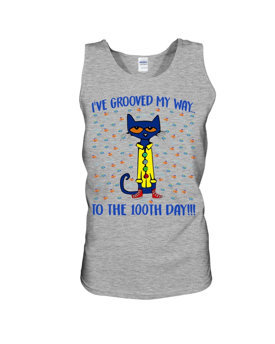 I'VE GROOVED MY WAY TO THE 100TH DAY Unisex Tank