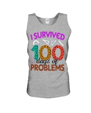I SURVIVED 100 DAYS OF PROBLEMS Unisex Tank thumbnail