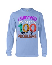 I SURVIVED 100 DAYS OF PROBLEMS Long Sleeve Tee thumbnail
